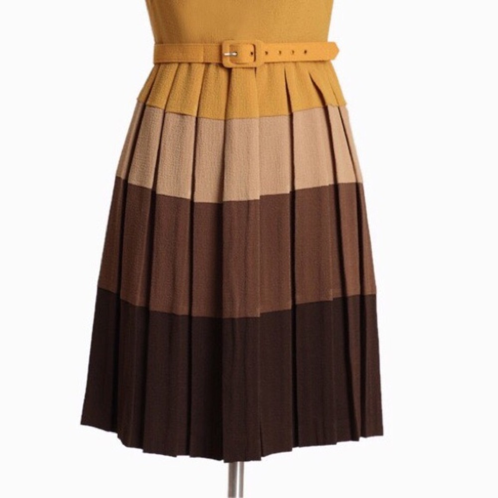 Anthro Barnaby Pleated skirt Eva Franco Sz 4